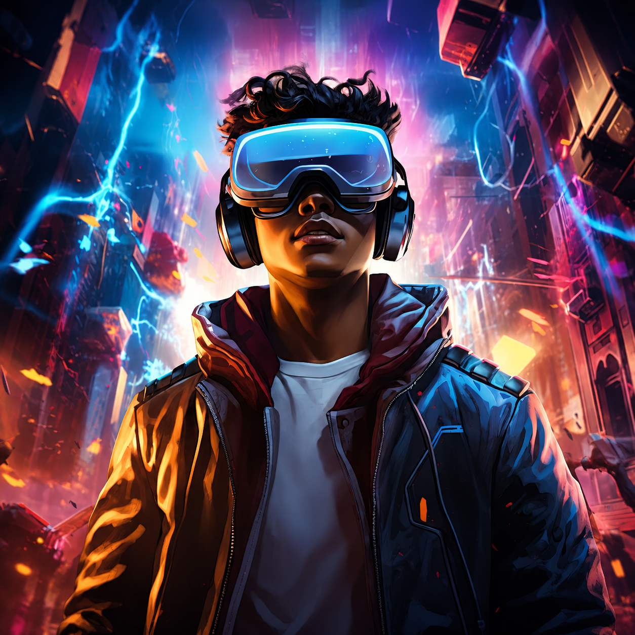 VFX artist working on professional visual effects